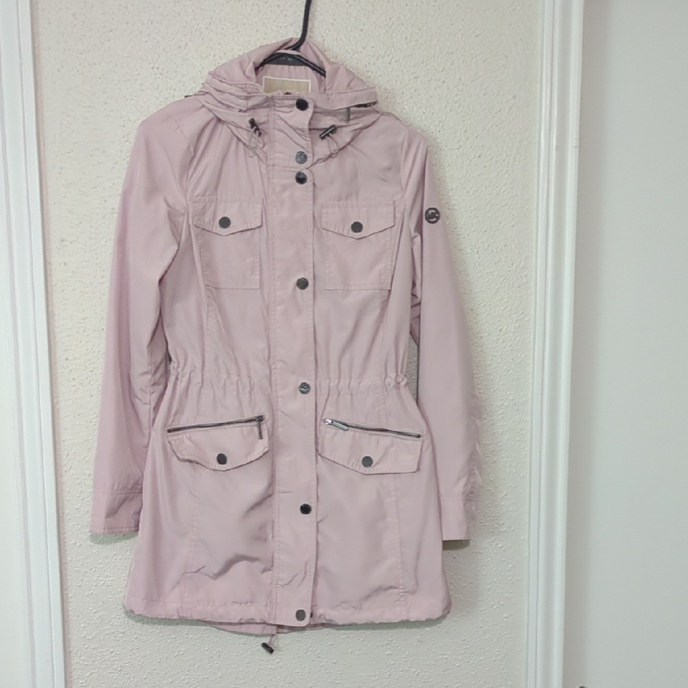 Michael Kors Blush Color Jacket With Hood